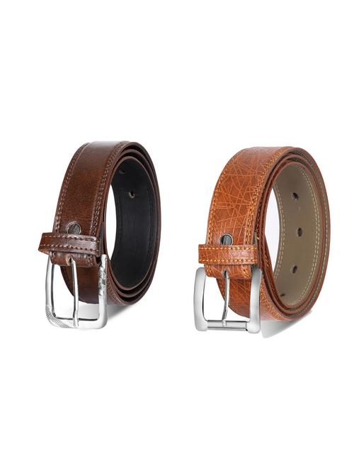 combo pack of multi colored leatherette belts - 19228076 - Very Small Image - 1