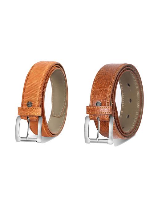 combo pack of multi colored leatherette belts - 19228097 - Very Small Image - 1