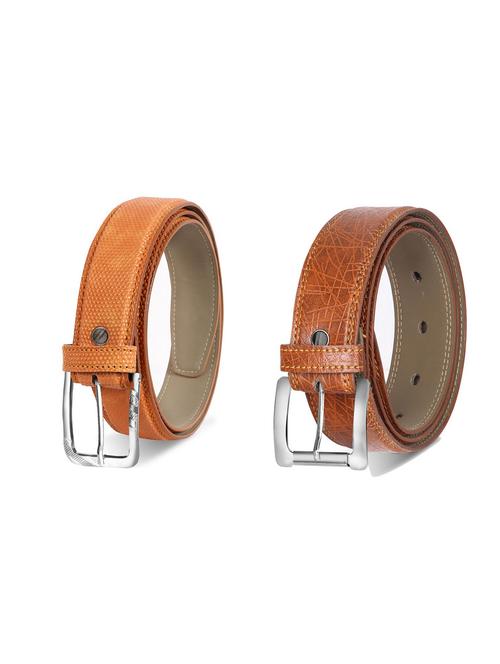 combo pack of multi colored leatherette belts - 19228100 - Very Small Image - 1