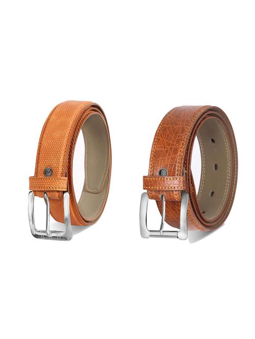 combo pack of multi colored leatherette belts - 19228101 - Very Small Image - 1