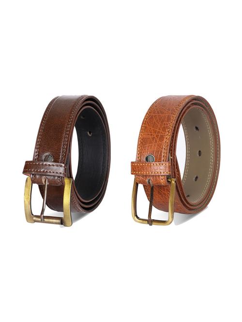 combo pack of multi colored leatherette belts - 19228165 - Very Small Image - 1