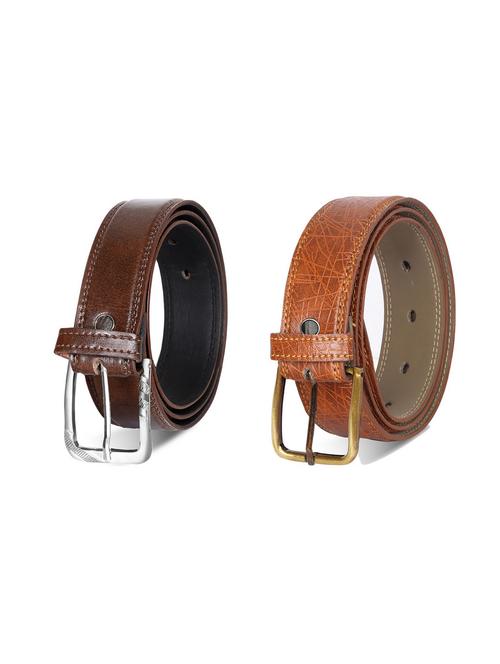 combo pack of multi colored leatherette belts - 19228169 - Very Small Image - 1