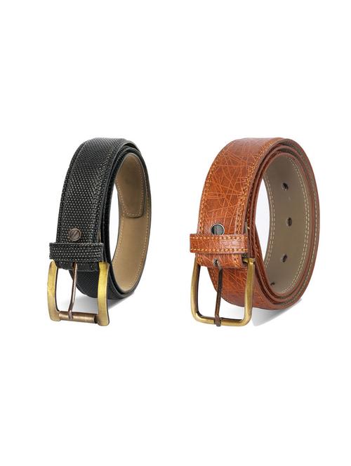 combo pack of multi colored leatherette belts - 19228177 - Very Small Image - 1