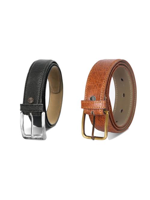 combo pack of multi colored leatherette belts - 19228182 - Very Small Image - 1
