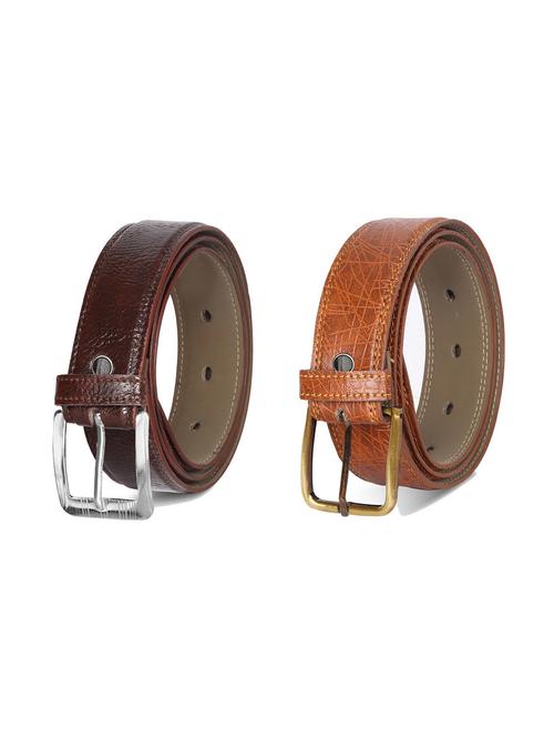 combo pack of multi colored leatherette belts - 19228206 - Very Small Image - 1