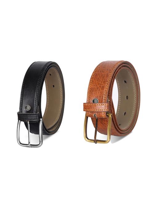 combo pack of multi colored leatherette belts - 19228216 - Very Small Image - 1