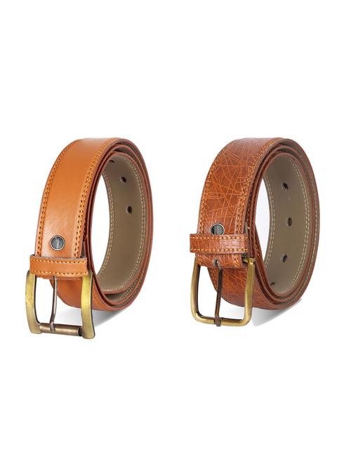 combo pack of multi colored leatherette belts - 19228225 - Very Small Image - 1