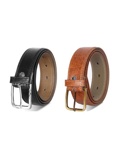 combo pack of multi colored leatherette belts - 19228235 - Very Small Image - 1