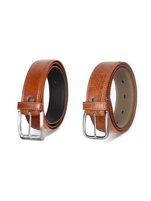combo pack of brown leatherette belts - 19228268 - Very Small Image - 1
