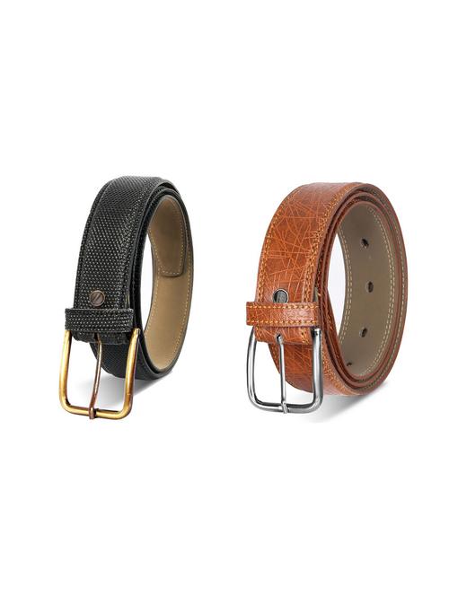 combo pack of multi colored leatherette belts - 19228271 - Very Small Image - 1