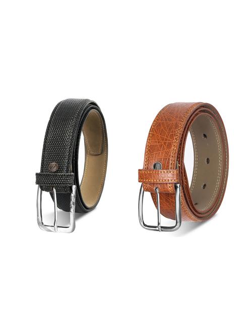 combo pack of multi colored leatherette belts - 19228273 - Very Small Image - 1