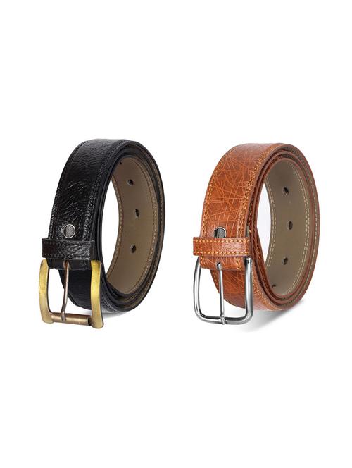 combo pack of multi colored leatherette belts - 19228287 - Very Small Image - 1
