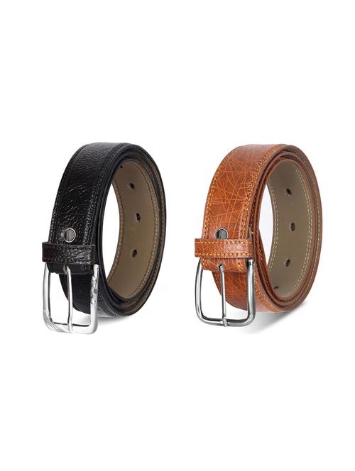 combo pack of multi colored leatherette belts - 19228291 - Very Small Image - 1