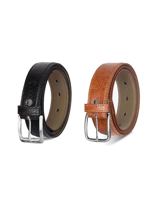 combo pack of multi colored leatherette belts - 19228292 - Very Small Image - 1