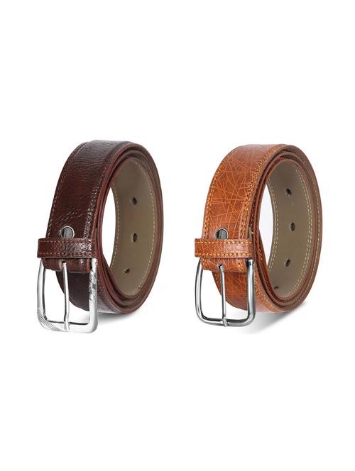 combo pack of multi colored leatherette belts - 19228297 - Very Small Image - 1