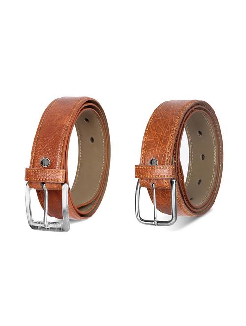combo pack of brown leatherette belts - 19228304 - Very Small Image - 1