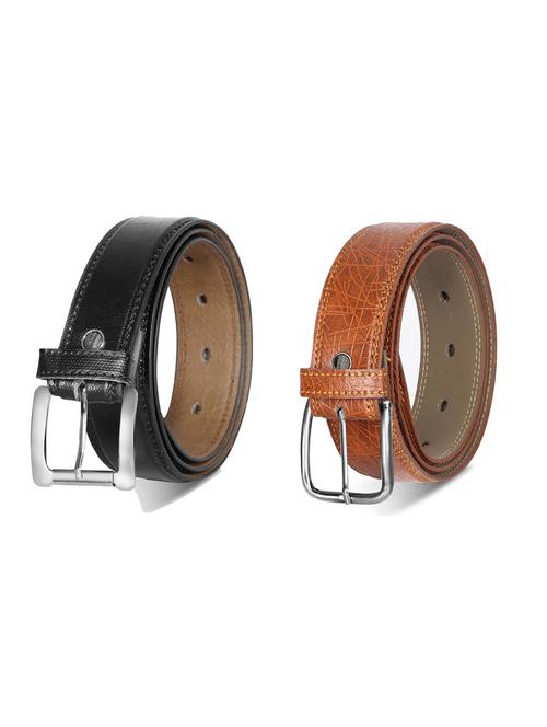 combo pack of multi colored leatherette belts - 19228324 - Very Small Image - 1