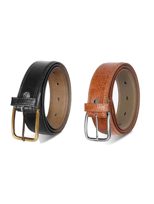 combo pack of multi colored leatherette belts - 19228325 - Very Small Image - 1