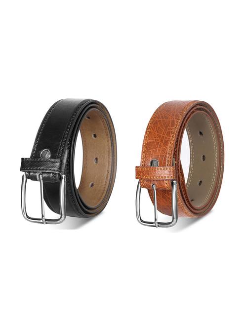 combo pack of multi colored leatherette belts - 19228326 - Very Small Image - 1