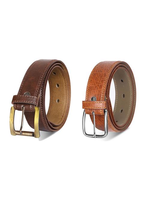 combo pack of multi colored leatherette belts - 19228329 - Very Small Image - 1