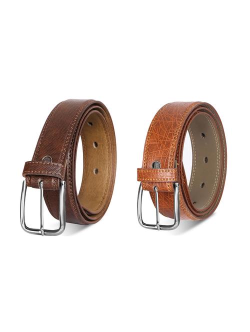 combo pack of multi colored leatherette belts - 19228332 - Very Small Image - 1