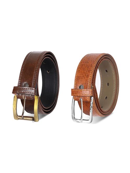combo pack of multi colored leatherette belts - 19228348 - Very Small Image - 1