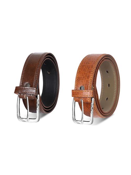 combo pack of multi colored leatherette belts - 19228352 - Very Small Image - 1