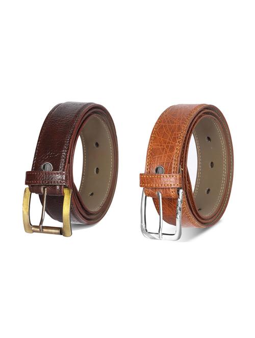 combo pack of multi colored leatherette belts - 19228384 - Very Small Image - 1