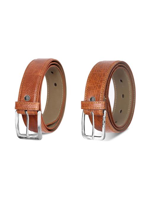 combo pack of brown leatherette belts - 19228395 - Very Small Image - 1