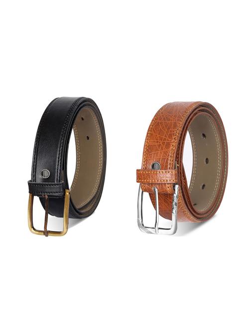 combo pack of multi colored leatherette belts - 19228398 - Very Small Image - 1