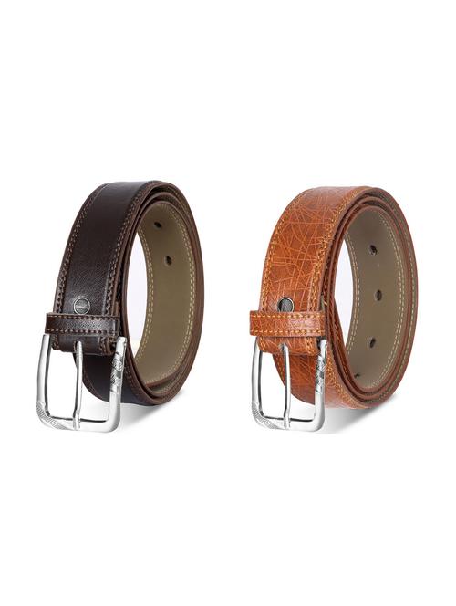 combo pack of multi colored leatherette belts - 19228406 - Very Small Image - 1