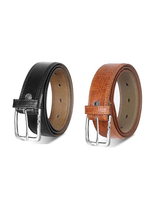 combo pack of multi colored leatherette belts - 19228418 - Very Small Image - 1