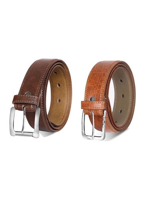 combo pack of multi colored leatherette belts - 19228421 - Very Small Image - 1