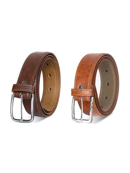 combo pack of multi colored leatherette belts - 19228423 - Very Small Image - 1