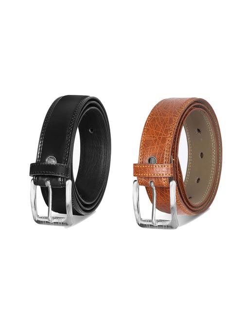 combo pack of multi colored leatherette belts - 19228437 - Very Small Image - 1
