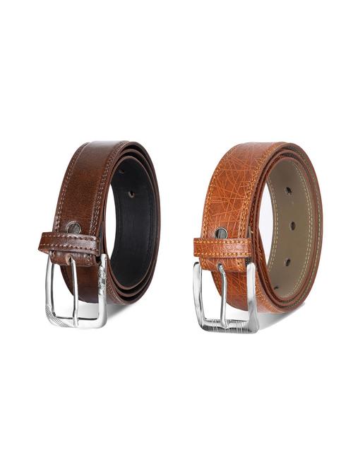 combo pack of multi colored leatherette belts - 19228442 - Very Small Image - 1