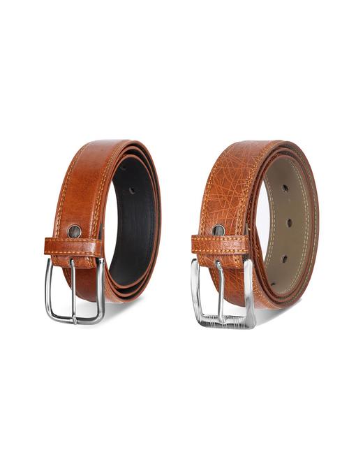 combo pack of brown leatherette belts - 19228447 - Very Small Image - 1
