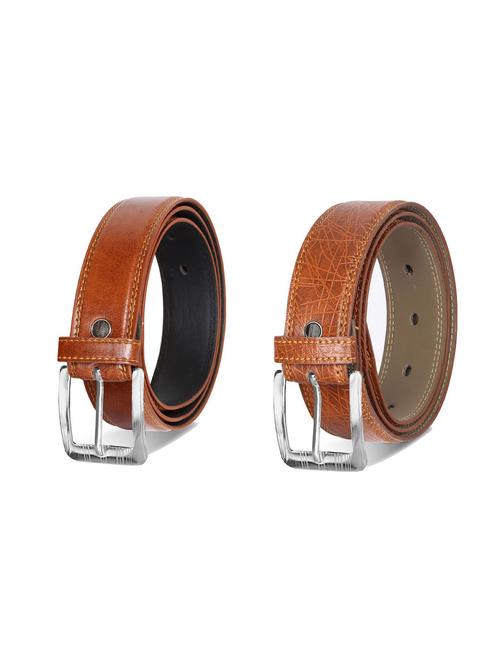 combo pack of brown leatherette belts - 19228449 - Very Small Image - 1