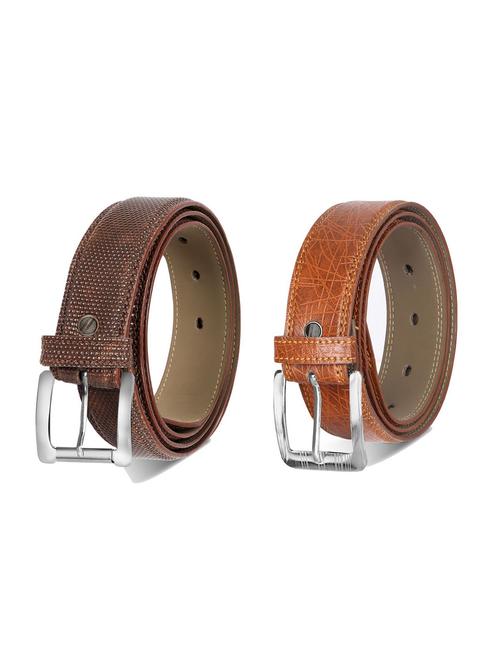 combo pack of multi colored leatherette belts - 19228457 - Very Small Image - 1