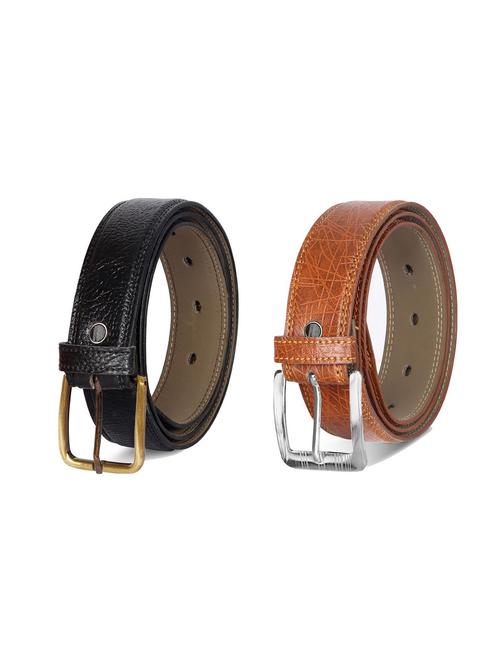 combo pack of multi colored leatherette belts - 19228470 - Very Small Image - 1