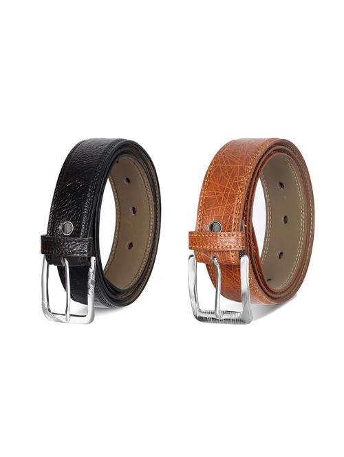 combo pack of multi colored leatherette belts - 19228472 - Very Small Image - 1