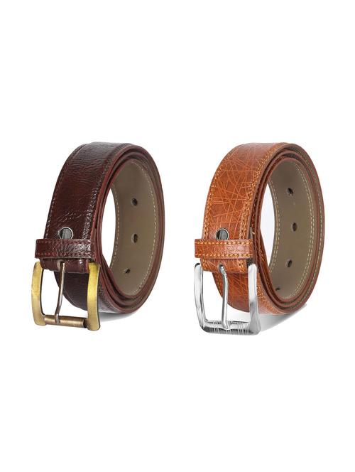 combo pack of multi colored leatherette belts - 19228474 - Very Small Image - 1