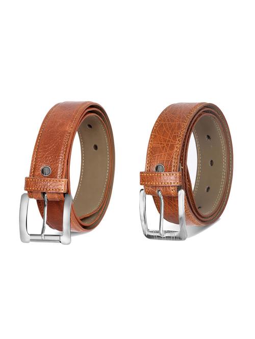 combo pack of brown leatherette belts - 19228481 - Very Small Image - 1