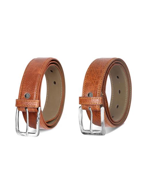 combo pack of brown leatherette belts - 19228484 - Very Small Image - 1