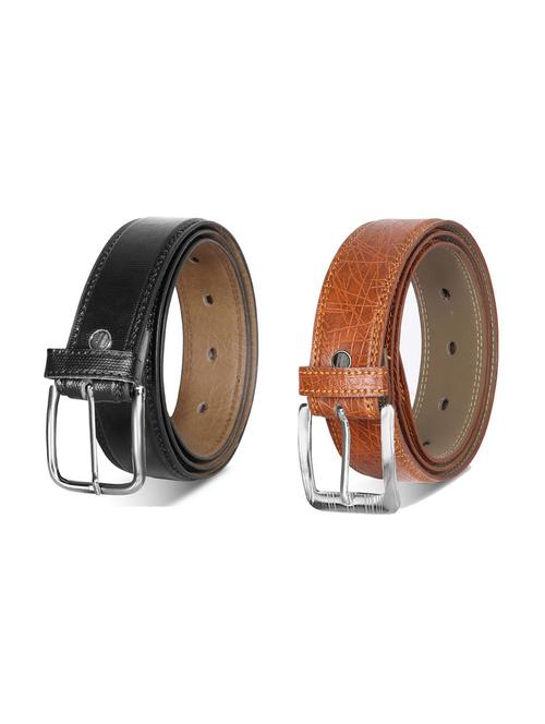 combo pack of multi colored leatherette belts - 19228507 - Very Small Image - 1