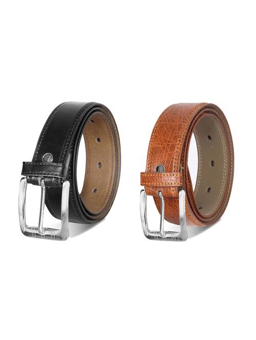 combo pack of multi colored leatherette belts - 19228509 - Very Small Image - 1