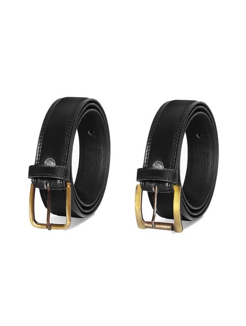 combo pack of black leatherette belts - 19228523 - Very Small Image - 1