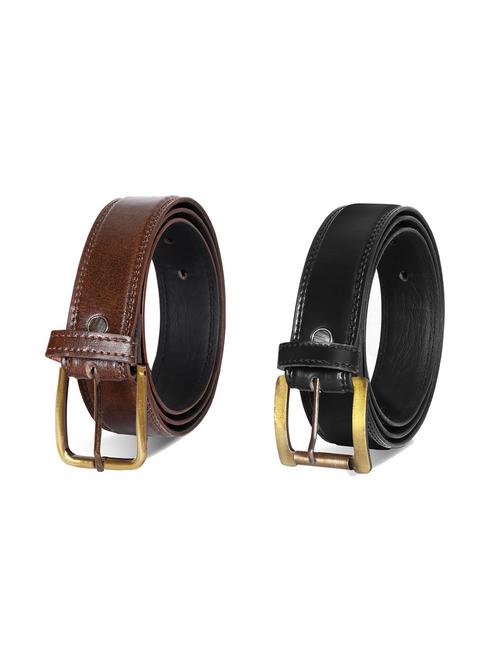 combo pack of multi colored leatherette belts - 19228529 - Very Small Image - 1