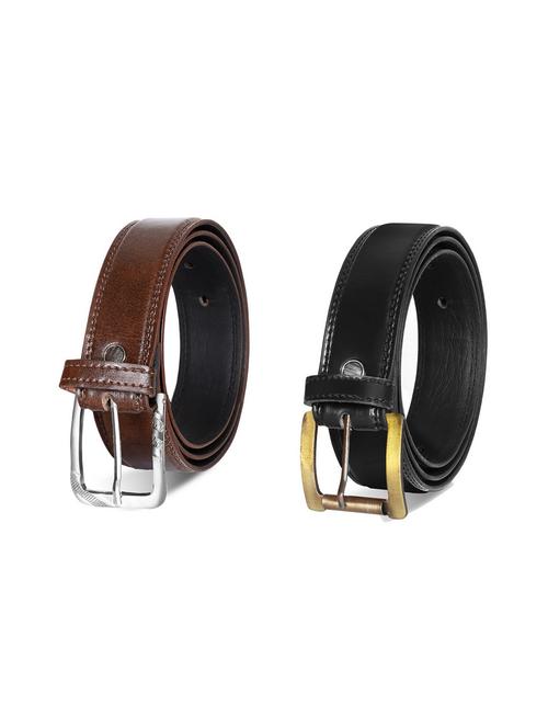 combo pack of multi colored leatherette belts - 19228531 - Very Small Image - 1