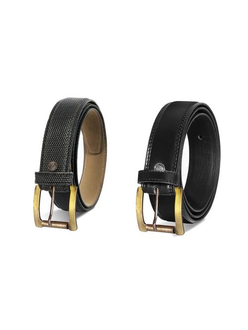 combo pack of black leatherette belts - 19228539 - Very Small Image - 1